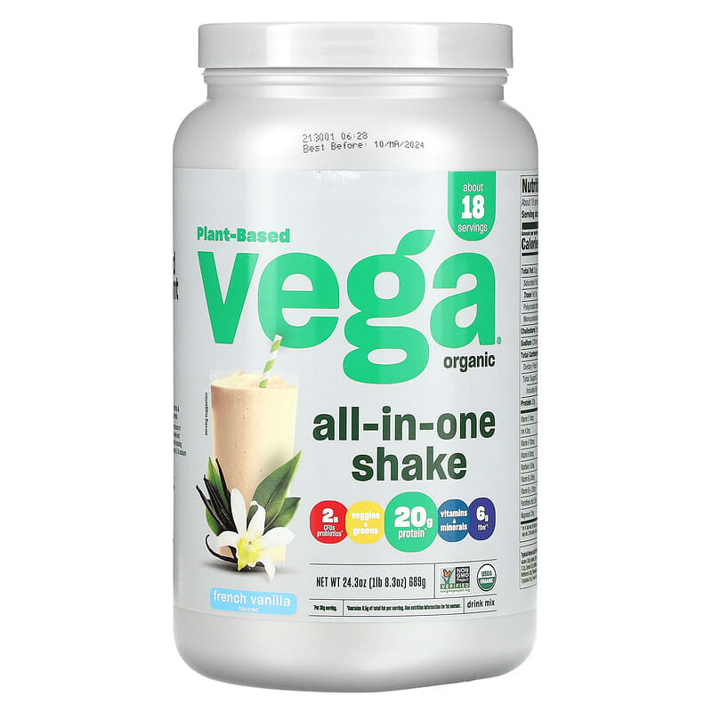 Vega One All-In-One Shake French Vanilla 1 lb 8.30 oz (689 g) 3 Vega One All-In-One Shake French Vanilla 1 lb 8.30 oz (689 g) 838766004761