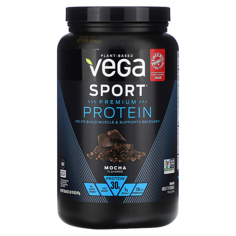 Vega Sport Premium Protein Powder Mocha 28.6 oz (812 g) 3 Vega Sport Premium Protein Powder Mocha 28.6 oz (812 g) 838766008578