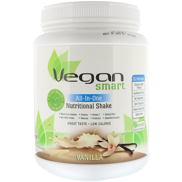 Mua VeganSmart All-In-One Nutritional Shake Vanilla 1.42 lbs 645 g giảm giá rẻ Hà nội TPHCM
