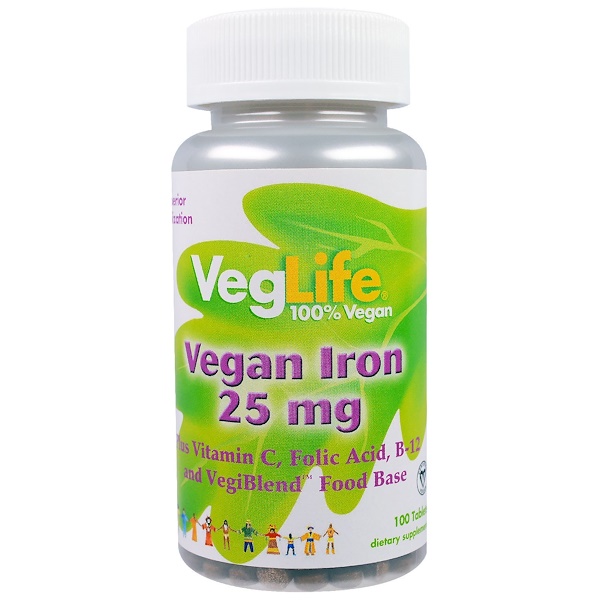 Mua VegLife Vegan Iron 25 mg 100 viên giảm giá rẻ Hà nội TPHCM