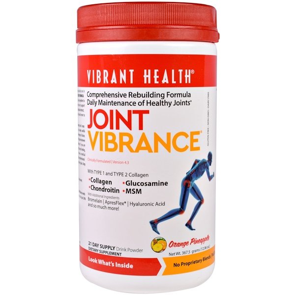 Vibrant Health Joint Vibrance Version 5.0 Orange Pineapple 13.7 oz (388.5 g) 3 Mua Vibrant Health Joint Vibrance Version 4.3 Orange Pineapple 12.96 oz 367.5 g giảm giá rẻ Hà nội TPHCM