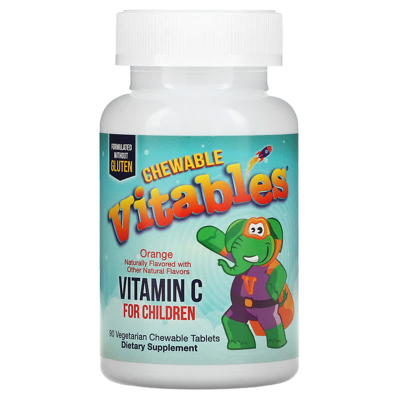 Vitables Chewable Vitamin C for Children Orange 90 viên 3 vitables chewable vitamin c for children orange 90 vegetarian tablets 94817