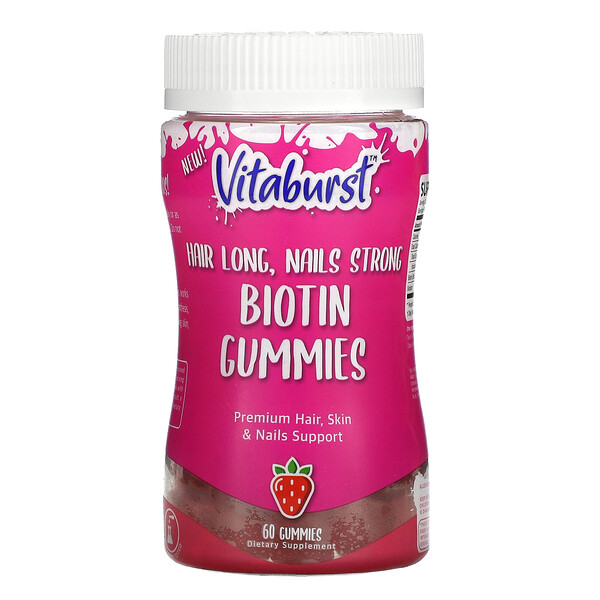 Mua Vitaburst Biotin Gummies Strawberry 60 Gummies giảm giá rẻ Hà nội TPHCM