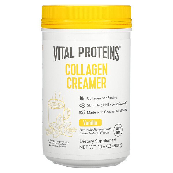 Vital Proteins Collagen Creamer Vanilla 10.6 oz (300 g) 3 vital proteins collagen creamer vanilla 10 6 oz 300 g 85283