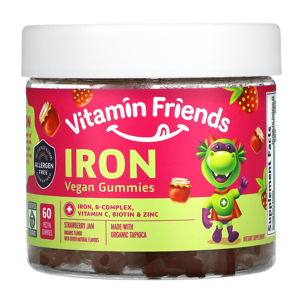 Vitamin Friends Iron Vegan Gummies Strawberry Jam 60 Pectin Gummies 2 Mua Vitamin Friends Iron Vegan Gummies Strawberry Jam 60 Pectin Gummies giảm giá rẻ Hà nội TPHCM