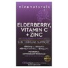 Viva Naturals Elderberry Vitamin C + Zinc 5 in 1 Immune Support 120 Capsules 1 Viva Naturals Elderberry Vitamin C + Zinc 5 in 1 Immune Support 120 Capsules 811067031780