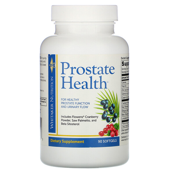 Whitaker Nutrition Prostate Health 90 Softgels 3 whitaker nutrition prostate health 90 softgels 101143
