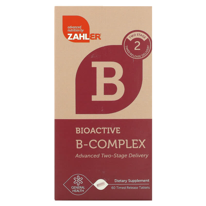 Zahler Bioactive B- Complex 60 Timed Release Tablets 3 Zahler Bioactive B- Complex 60 Timed Release Tablets 848998082154