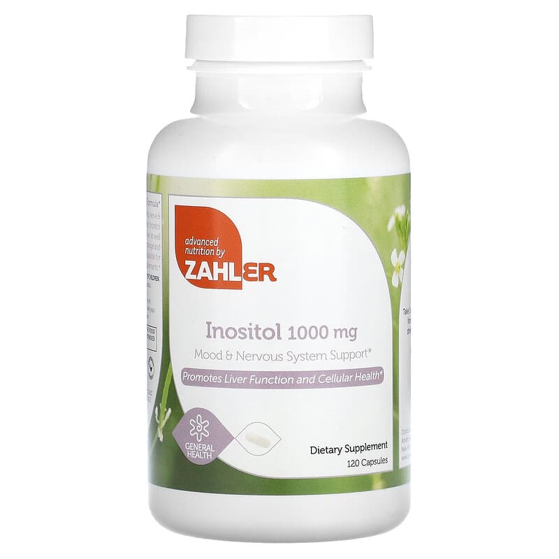 Zahler Inositol 1.000 mg 120 Capsules 3 Zahler Inositol 1.000 mg 120 Capsules 848998082529