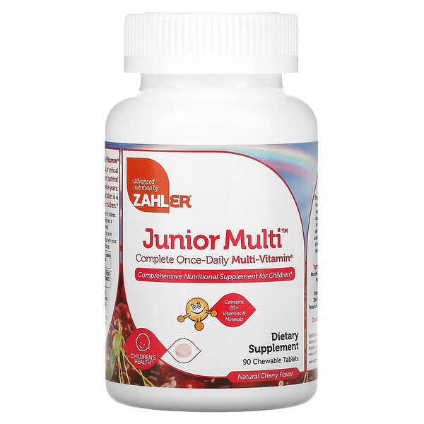 Mua Zahler Junior Multi Complete Once-Daily Multi-Vitamin Natural Cherry 90 viên nhai giảm giá rẻ Hà nội TPHCM