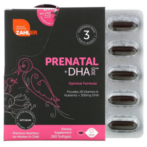 Mua Zahler Prenatal + DHA 300 Optimal Formula 180 Softgels giảm giá rẻ Hà nội TPHCM