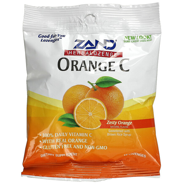 Mua Zand Herbalozenge Orange C Zesty Orange 15 Lozenges giảm giá rẻ Hà nội TPHCM
