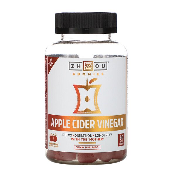 Mua Zhou Nutrition Apple Cider Vinegar Harvest Apple 60 Vegan Gummies giảm giá rẻ Hà nội TPHCM