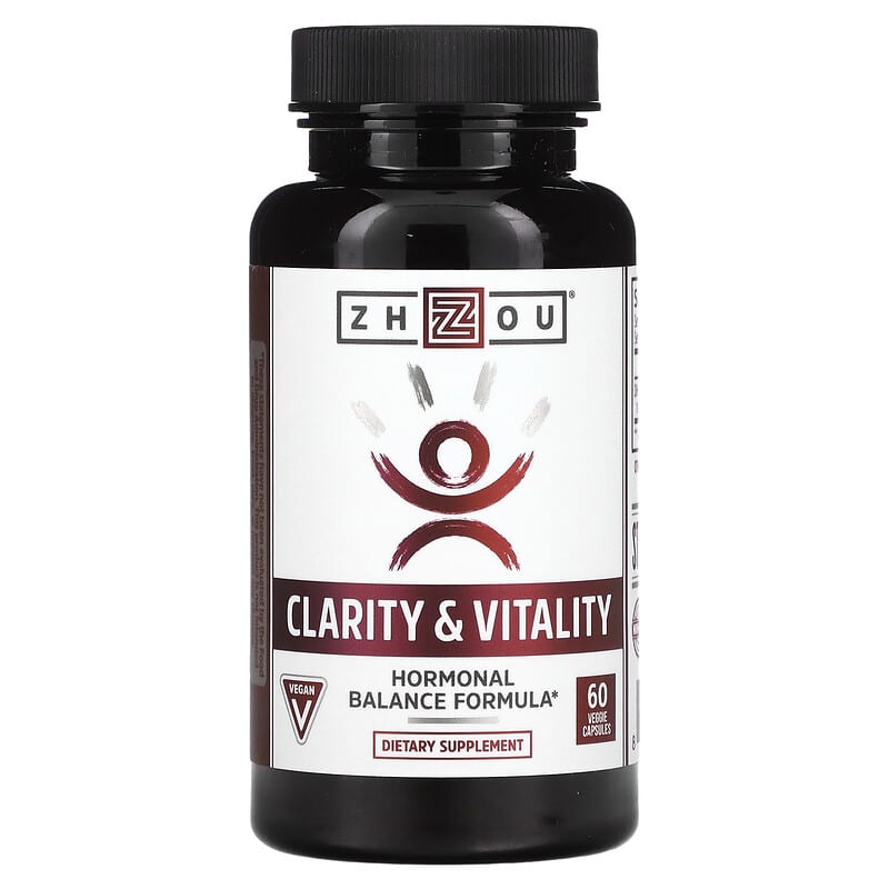 Zhou Nutrition Clarity & Vitality 60 Veggie Capsules 3 Zhou Nutrition Clarity & Vitality 60 Veggie Capsules 859805006065