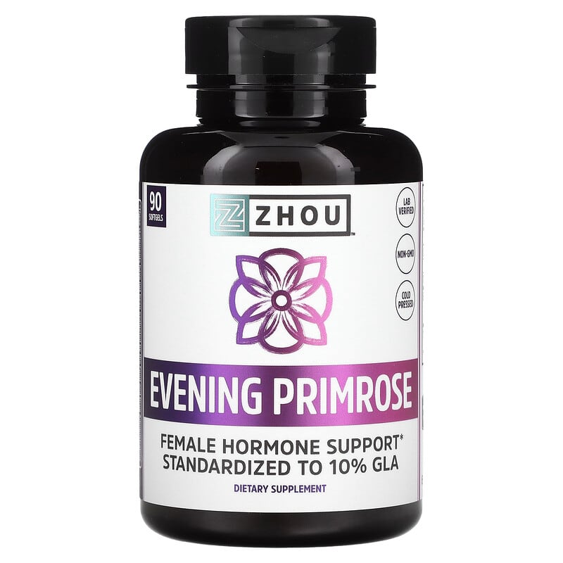 Zhou Nutrition Evening Primrose 90 Softgels 3 Zhou Nutrition Evening Primrose 90 Softgels 669191624893