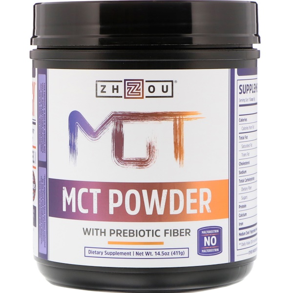 Zhou Nutrition MCT Powder 14.5 oz (411 g) 1 Mua Zhou Nutrition MCT Powder with Prebiotic Fiber 14.5 oz 411 g giảm giá rẻ Hà nội TPHCM