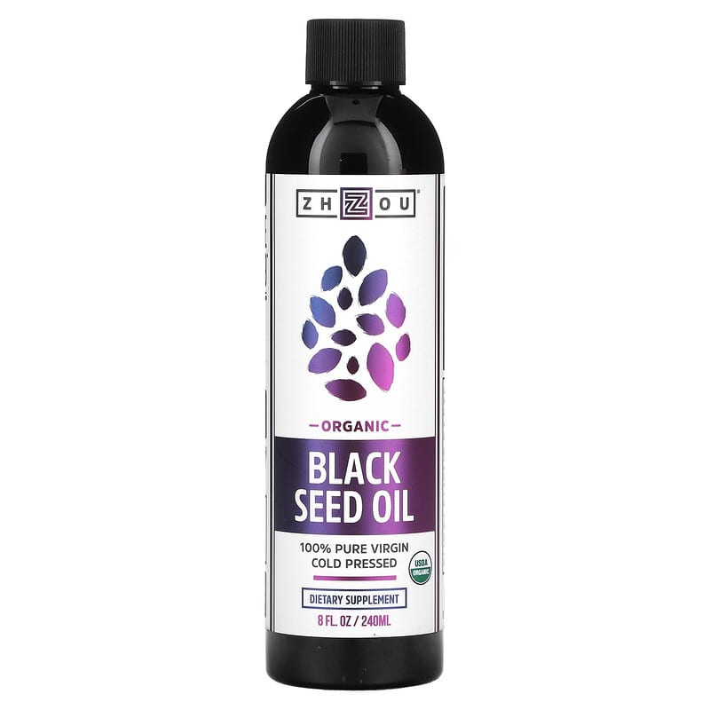 Zhou Nutrition Organic Black Seed Oil Cold Pressed 8 fl oz (240 ml) 3 Zhou Nutrition Organic Black Seed Oil Cold Pressed 8 fl oz (240 ml) 859805006270