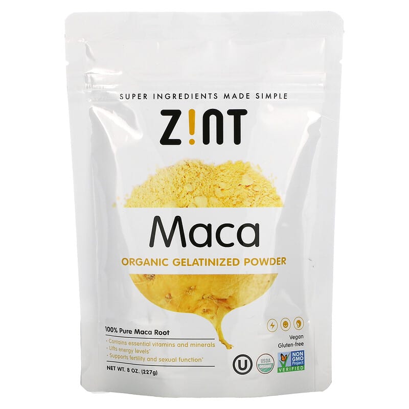 Zint Maca Organic Gelatinized Powder 8 oz (227 g) 3 Zint Maca Organic Gelatinized Powder 8 oz (227 g) 817516020060
