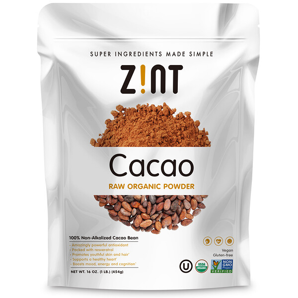 Zint Raw Organic Cacao Powder 16 oz (454 g) 2 Mua Zint Raw Organic Cacao Powder 16 oz 454 g giảm giá rẻ Hà nội TPHCM