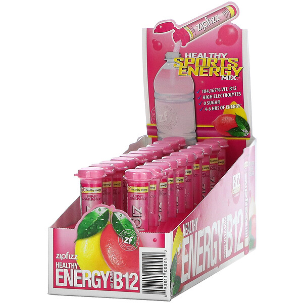 Mua Zipfizz Healthy Sports Energy Mix with Vitamin B12 Pink Lemonade 20 Tubes 0.39 oz 11 g Each giảm giá rẻ Hà nội TPHCM